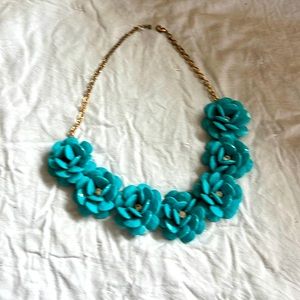 floral statement necklace